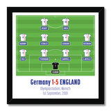 Germany v England 2001 12"x12" Framed Print