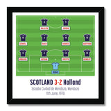 Scotland v Holland 1978 12"x12" Framed Print