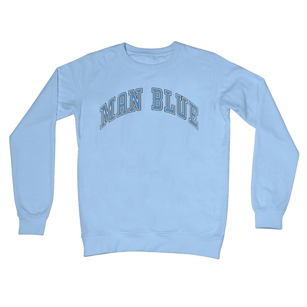 Man Blue Sweatshirt