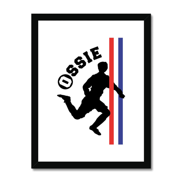 Ossie 'Escape To Victory' 12" x 16" Framed & Mounted Print