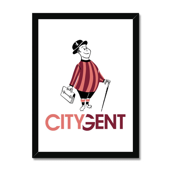 City Gent A3 Framed Print