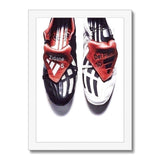 Boots of Legends A4 Framed Print